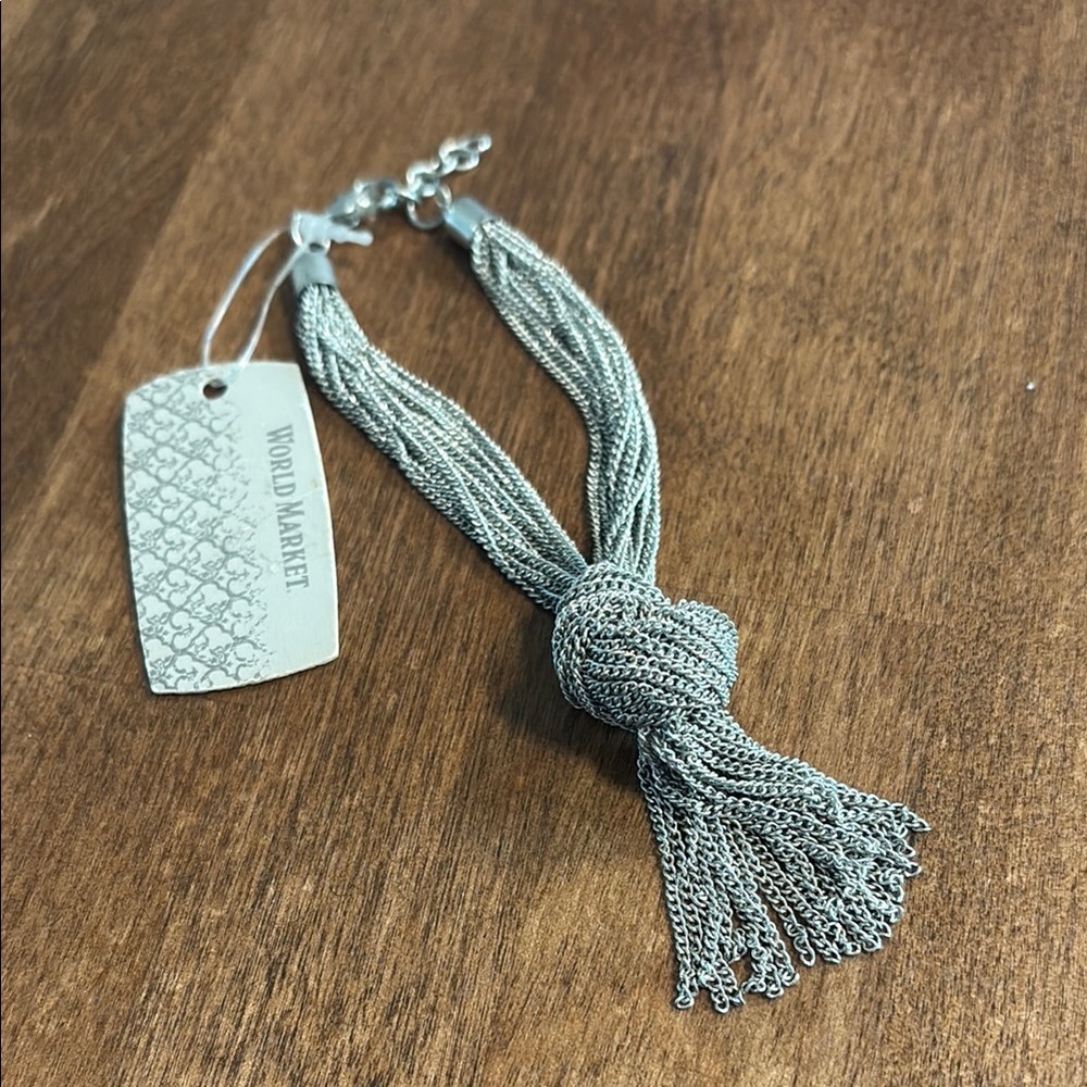 World Market Silver Chain Bracelet